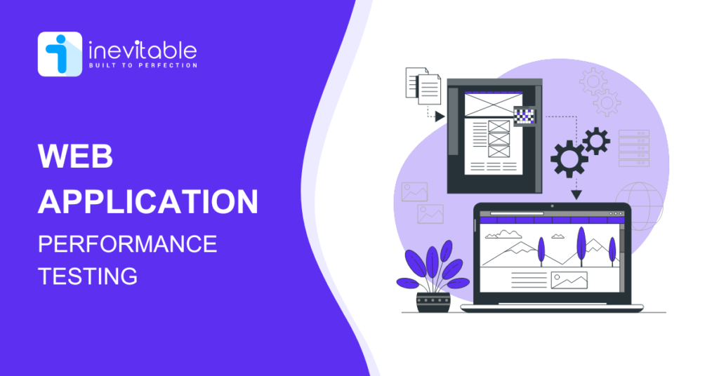 Web application performance testing blog with graphics and charts displayed on a computer screen