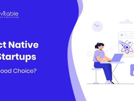 Featured image of blog on using react native for startups