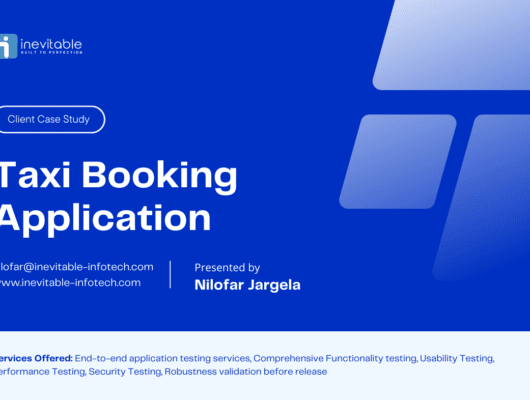 taxi booking application testing Case study featured image